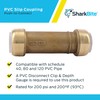SharkBite 3/4 Inch PVC Slip Coupling, Push to Connect Brass