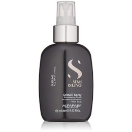 Alfaparf Milano Semi Di Lino Sublime Cristalli Smoothing Finishing Spray - Lightweight - Provides Shine and Protection - Professional Salon Quality - 4.23 Fl Oz