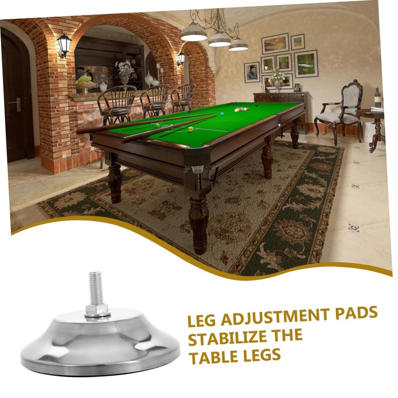KOMBIUDA Adjustable Leg Levelers for Billiard Tables and Pool Tables