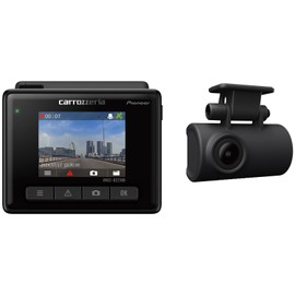 Pioneer VREC-DZ210D Dash Camera, Front and Rear 2 Megapixels, Front and Rear 2 Megapixels, Full HD, Parking Surveillance, MicroSD (32GB) Included, 3-inch LCD, Compact, Carrozzeria