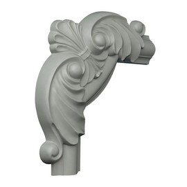 8"W x 8"H x 1 1/8"P Ashford Panel Moulding Corner (Matches Moulding PML01X00AS)