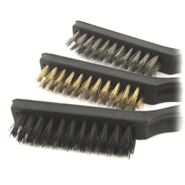 Toolzone 3Pc 225mm (9") Hand Wire Brush Set