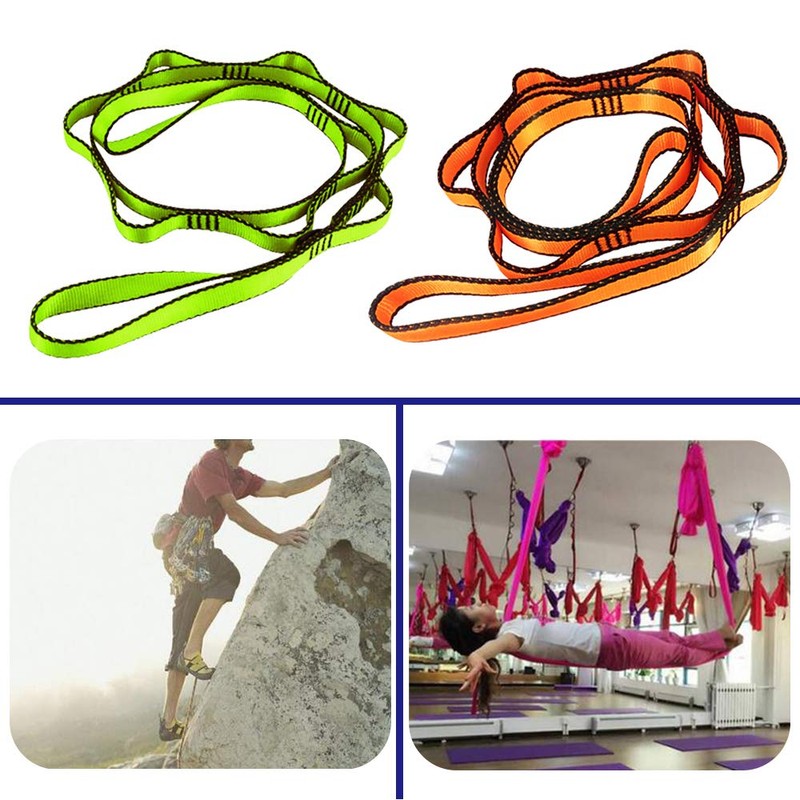 FOSER 2pcs Yoga Hammock Extension Strap Yoga Extender Strap Daisy