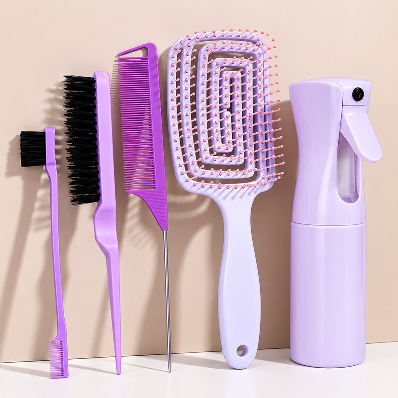 5-Piece Hair Styling Tool Set for Daily Hair Care –