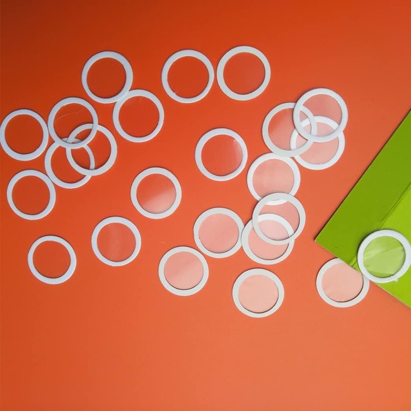 10Pcs White Flute Membrane Transparent Membrane Mouth Parts Accessories Kazoos