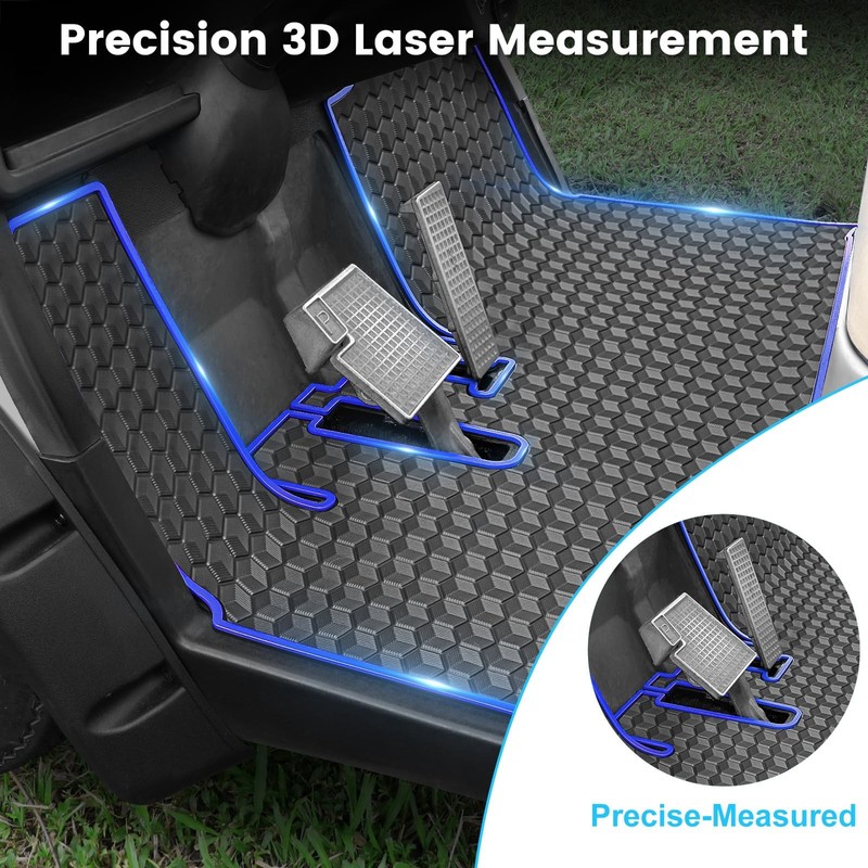 Golf Cart Floor Mat for Yamaha G29 Floor Mat, 3/10"