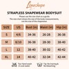 Lenashape - Body sin tirantes para mujer, diseño triangular con