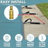 Poolzilla Pool Safety Cover Brass Anchors for Concrete and Pavers