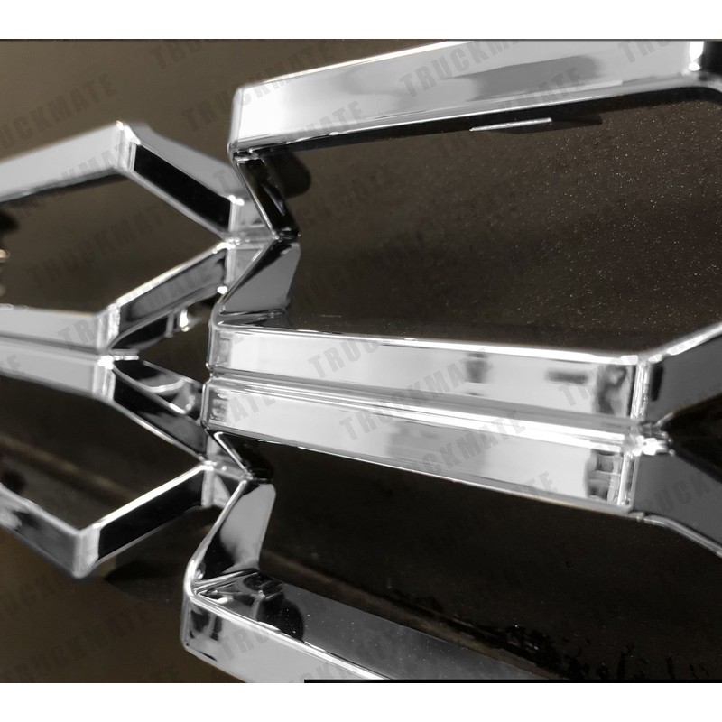 16-18 Chevy Silverado 1500 Chrome Plated Grille Skin Bumper Guard