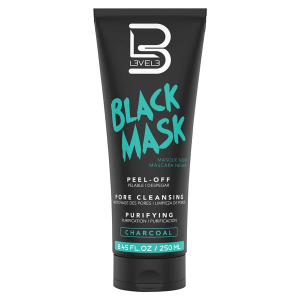 Level 3 Peel Off Mask - Deep Cleansing Black Head Removal - Removes Impurities and Dead Skin Cells L3 - For Acne and Pimples - Level Three Mask Peel Off