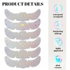 Yamobi Holographic Multichrome Glitter Freckles Tattoo, Waterproof Patches for Women,