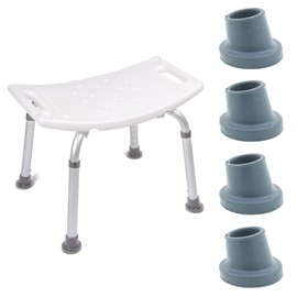 Replacement 28 mm Rubber Feet with Large Base for Bath and Shower Stool Set of 4 Lifeswonderful