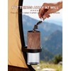 Manual Coffee Grinder with 5 Adjustable Settings Portable Conical Burr