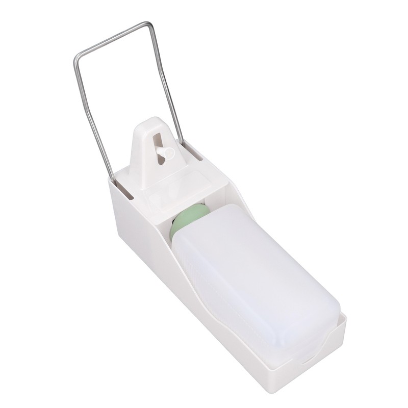 Elbow Press Soap Dispenser 1000ml Large Capacity Wall Mount Toilet