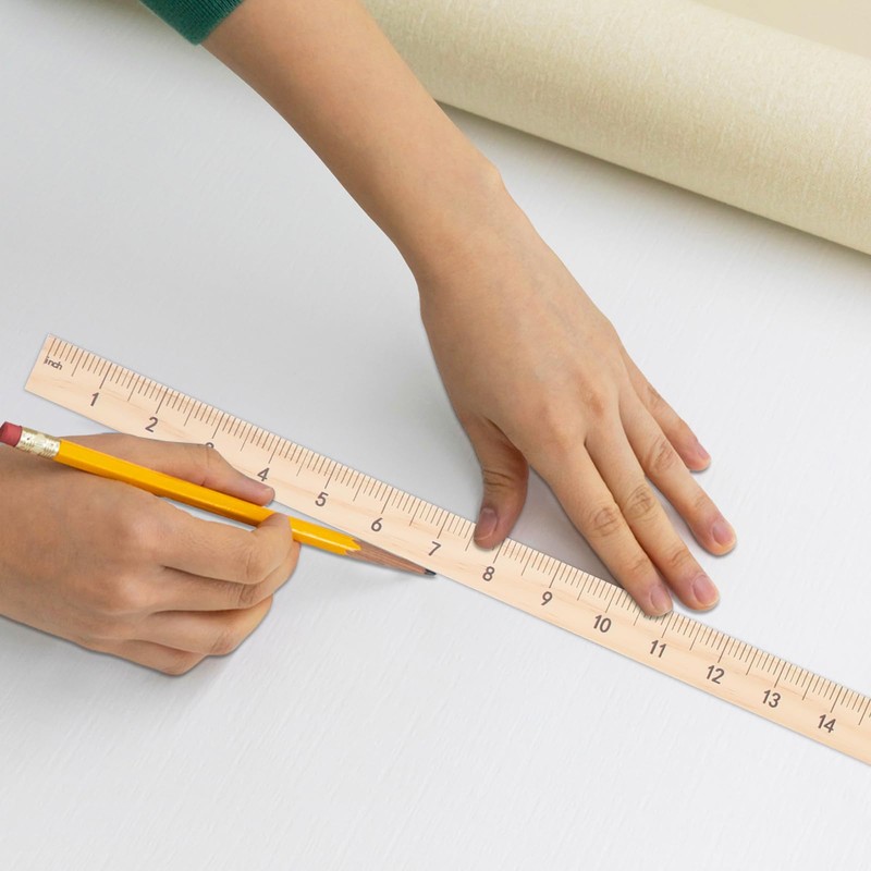 gisgfim 36 Pack 39 Inches Wood Double Sided Meter Stick