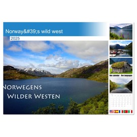 Norway's wild west (Monthly Wall Calendar 2025 16.5" x 23.4" (open)), CALVENDO 14 Month Calendar