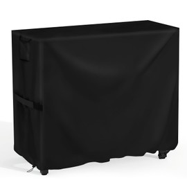 Isamant Grill Table Cover for BBQMall Pizza Oven Cart Table,Waterproof Outdoor Pizza Oven Cart Cover,Patio BBQ Grill Stand Cover - 33 x 24 x 34 Inch