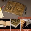 JiaoJiRen 3D Angel Skull Embossed Leather Notebook A5 Travel Journal