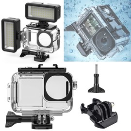 Honlyn Waterproof Housing Case Compatible with DJI Action 3, 40M Diving Protective Cover Housing Shell Action Camera Accessories,Compatible with DJI Osmo Action 3