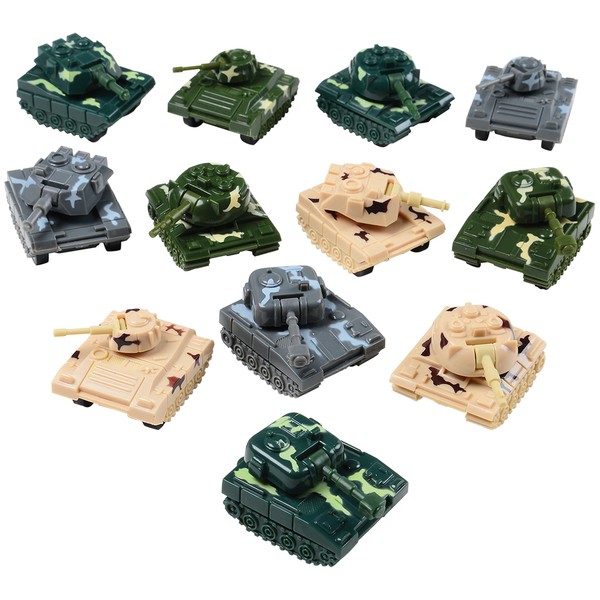 Kid Fun Pull Back Tanks, Army Toys for Imaginative Play,