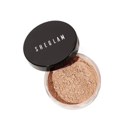 SHEGLAM Baked Glow Setting Powder Oil Control Loose Face Powder Translucent Pore-Less Flawless Smooths Fine Lines Glowy Powder - Light Brown