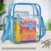 SPODEARS Sky Blue Clear Crossbody Bag for Stadium Events &