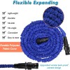 Expanding Expandable Flexible Garden Water Hose Pipe Spray Nozzle 25FT
