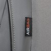 CAR PASS Piping Faux Leather Car Seat Cover Full Set,Grey