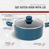 Prime Cuisine 5 QT Dutch Oven with Lid, Nonstick Cookware,