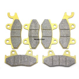 Master Chen Front Rear Brake Pads Brakes for Yamaha Raptor 700 YFM700 YFM700R SE 2013 2014 2015 2016 2017 2018 2019 2020 2021 2022 2023 FA165 FA135 FA323 MC0481