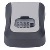 Key Lock Box Curved Aluminum Alloy Large Size Grey Wall