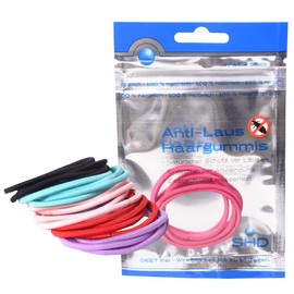 SHD Anti-Laus Hair Bobbles in Pack of 20 (5 Packs of 4 Hair Bobbles) Anti Lice Hair Band 100% Natural Protection Deet Free Effective for up to 15 Days 3 Years Shelf Life