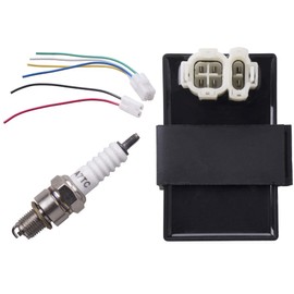JINGKE Caja CDI de 6 pines CC para GY6 de 4 tiempos, 50 cc, 125 cc, 150 cc, scooter, Taotao, ATV, Quad Go Kart Bike (DC-GY6)