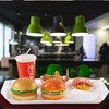 Parlynies 6 Pieces Restaurant Serving Tray, Plastic Non Slip Surface