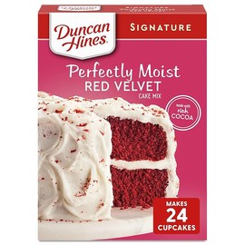 Duncan Hines Signature Cake Mix, Red Velvet, 15.25 oz