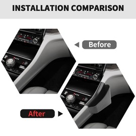 RT-TCZ Center Console Gear Shift Storage Box Tray Organizer Accessories for Jeep Grand Cherokee 2021-2024