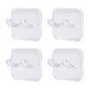 4 Pcs Razor Holder for Shower Self Adhesive Shaver Hooks