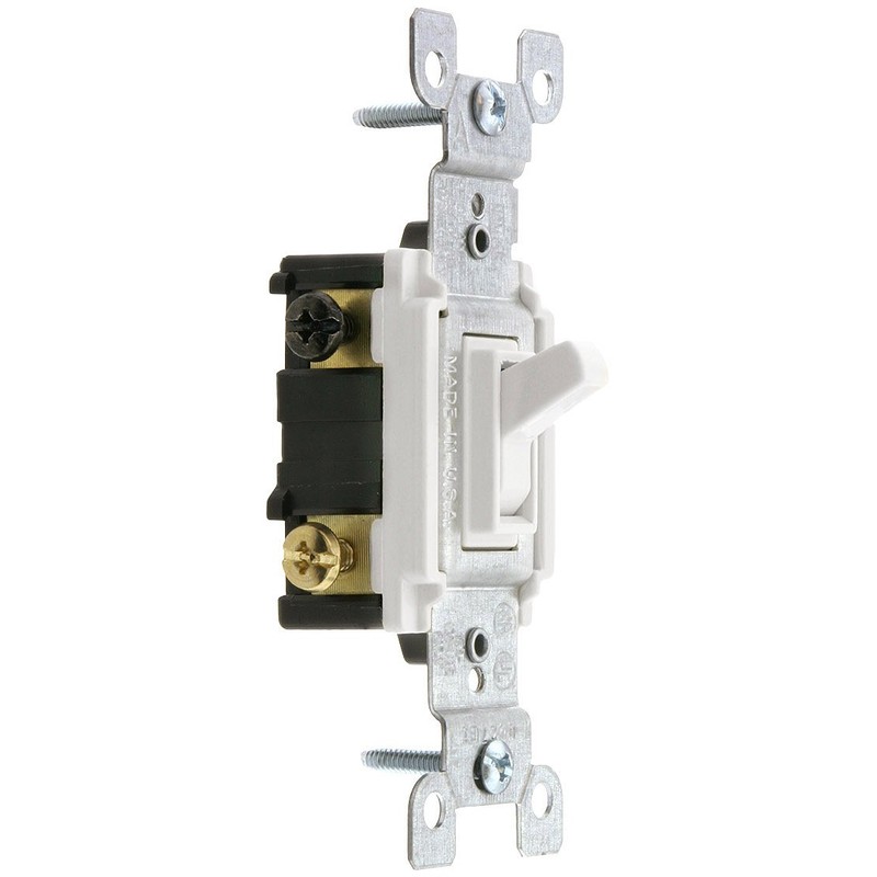 Leviton 1453-2W 15 Amp, 120 Volt, Toggle Framed 3-Way AC