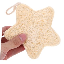 Gogogmee Sturdy Natural Loofah Sponge Body Brush Versatile Bath Shower Loofah Scrubber for Cleansing