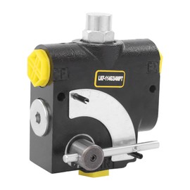 Hydraulic Adjustable Variable Flow Control Valve 0-30 GPM Hydraulic Directional Control Valve suitable for small tractors light-loading machines 3/4” NPT Port Size LKF-114