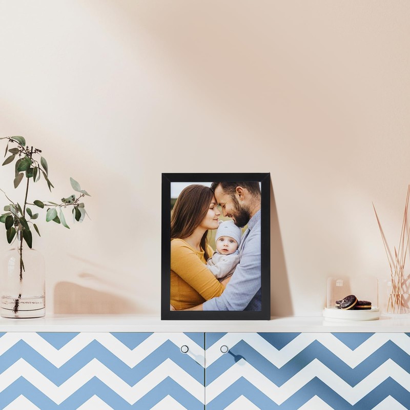 WIFTREY 5x7 Black Picture Frame Bulk 5 x 7 Photo