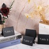 16pcs V Shaped Mini Chalkboard Sign Erasable Reusable for Food