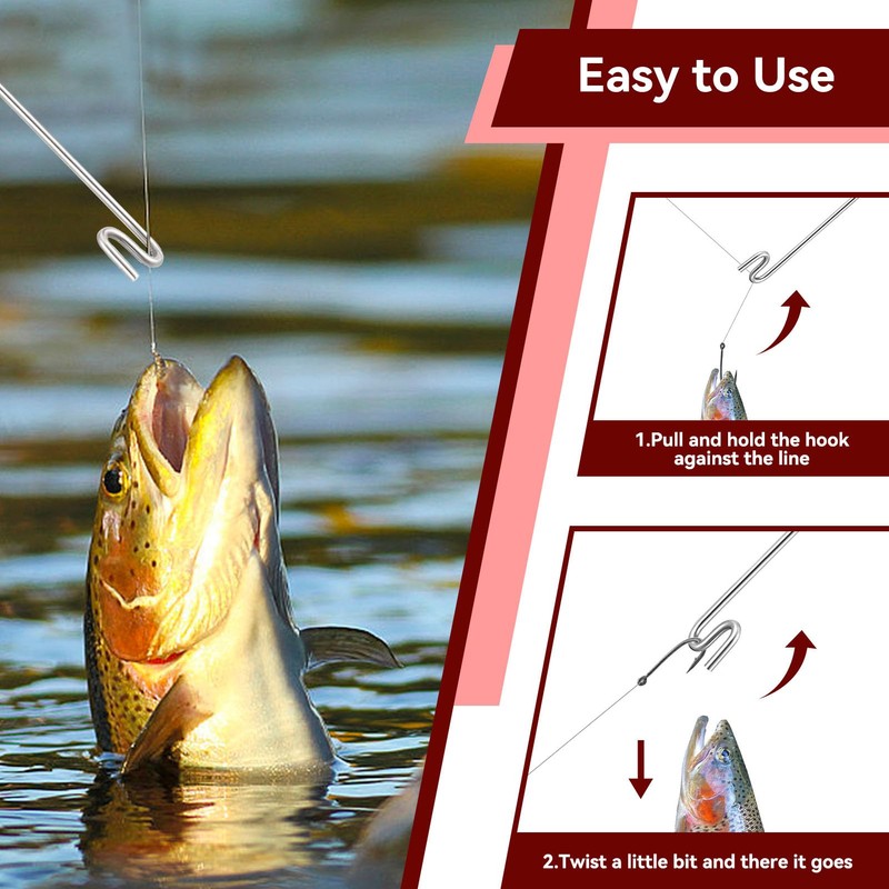 Fishing Hook Remover Tools, Stainless Steel T Handle Dehooker Tool