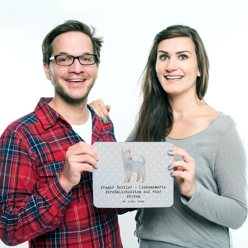 Mr. & Mrs. Panda Mauspad Prager Rattler - Geschenk, Familienmitglied,