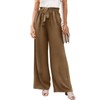 NIMIN Womens Work Pants Elegant High Waisted Wide Leg Pants