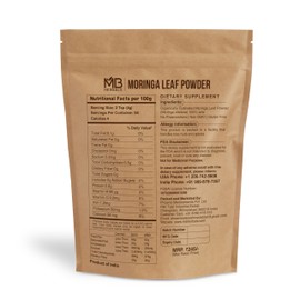 MB Herbals Moringa Leaf Powder 8 oz (227g / 0.5 LB) | 100% Pure Moringa Powder | Easily Mixes in Drinks & Smoothies | No Preservatives