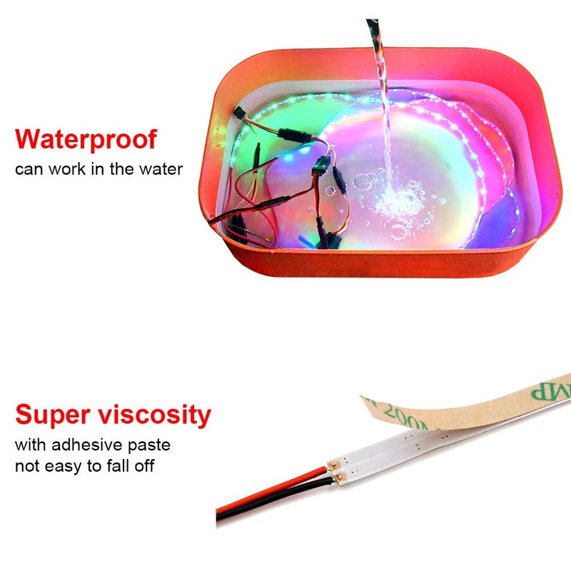 LED Light Strip for RC Fixed Wing Airplane Flying Wing