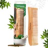 Midazzle Organic Pure Kacchi Neem Wood Comb for men and