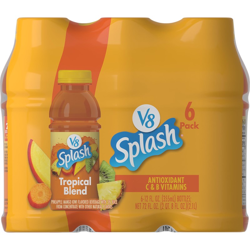 V8 Splash Tropical Blend Flavored Beverage, 12 fl oz Bottle