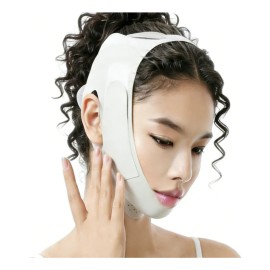 2 Mentonera Faja Forma V Oferta Reduce Arruga Papada Cachete Gris
